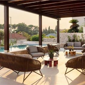 7 Bedroom Villa with Infinity Pool and Sea Views in Dubrovnik, Sleeps 14